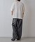 エアリーアイレットヘンリーネック半袖Tシャツ