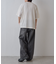 エアリーアイレットヘンリーネック半袖Tシャツ