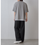 エアリーアイレットヘンリーネック半袖Tシャツ