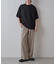 エアリーアイレットヘンリーネック半袖Tシャツ