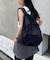 【UNISEX/超軽量270g】撥水ソフトナイロンバックパック