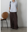 5分袖ストライププルオーバーシャツ