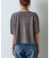 シアーベロアワイドクロップドTシャツ