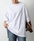 肩ボタンビッグシルエットTシャツ