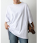 肩ボタンビッグシルエットTシャツ
