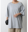 肩ボタンビッグシルエットTシャツ