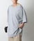 肩ボタンビッグシルエットTシャツ