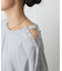 肩ボタンビッグシルエットTシャツ
