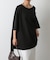 肩ボタンビッグシルエットTシャツ