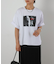 裾ラウンドフォトプリントTシャツ