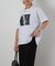 裾ラウンドフォトプリントTシャツ