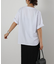 裾ラウンドフォトプリントTシャツ