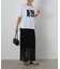 裾ラウンドフォトプリントTシャツ