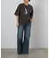 裾ラウンドフォトプリントTシャツ