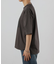 裾ラウンドフォトプリントTシャツ