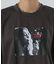 裾ラウンドフォトプリントTシャツ