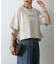 cleanestワイドクロップドTシャツ