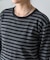 ボーダークルーネック長袖Tシャツ