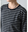 ボーダークルーネック長袖Tシャツ