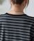 ボーダークルーネック長袖Tシャツ