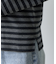 ボーダークルーネック長袖Tシャツ