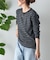 ボーダークルーネック長袖Tシャツ