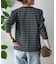 ボーダークルーネック長袖Tシャツ