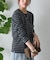 ボーダークルーネック長袖Tシャツ