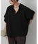 5分袖スキッパーシャツ