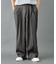 【WEB限定】2タックワイドストレートスラックスパンツ