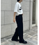 【WEB限定】2タックワイドストレートスラックスパンツ