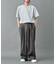 【WEB限定】2タックワイドストレートスラックスパンツ