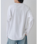 フェードコットンラウンドヘム長袖TEE