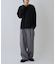 フェードコットンラウンドヘム長袖TEE