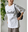 Coastalプリント袖リブ長袖Tシャツ