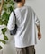Coastalプリント袖リブ長袖Tシャツ