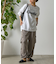 Coastalプリント袖リブ長袖Tシャツ