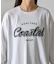 Coastalプリント袖リブ長袖Tシャツ