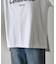 Coastalプリント袖リブ長袖Tシャツ