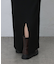 ワイドリブニットワンピース