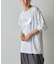 箔プリント袖リブ長袖Tシャツ