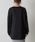 箔プリント袖リブ長袖Tシャツ