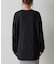 箔プリント袖リブ長袖Tシャツ