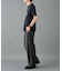 ピンストライプ2タックワイドパンツ