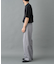 ピンストライプ2タックワイドパンツ