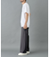 【セットアップ対応】ウォッシャブルストレッチワイドスラックス