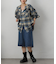 【WEB限定】起毛チェックフードシャツ
