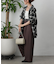 【WEB限定】起毛チェックフードシャツ