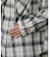 【WEB限定】起毛チェックフードシャツ