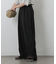 【セットアップ対応】ウールライクタックワイドパンツ